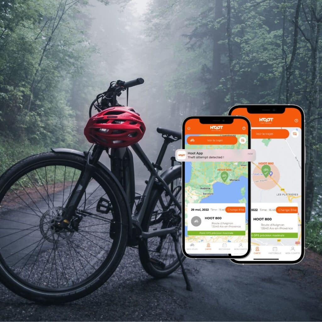 Traceur GPS vélo - Hoot Bike